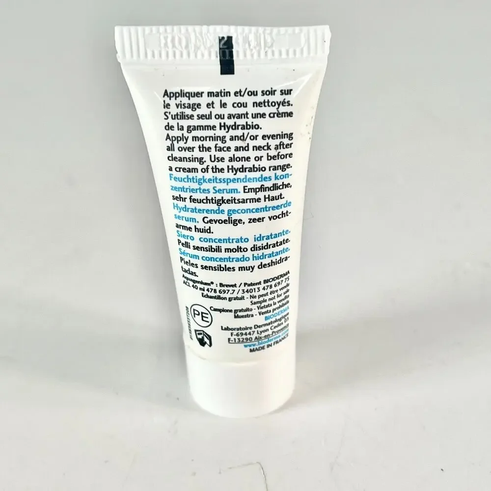Bioderma Hydrabio Gel Serum Sensitive Hydrate Moisture Travel .17 oz 5ml New